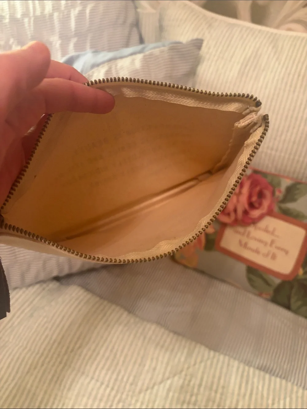 Marilyn Monroe famous quote,cosmetic case.NWOT